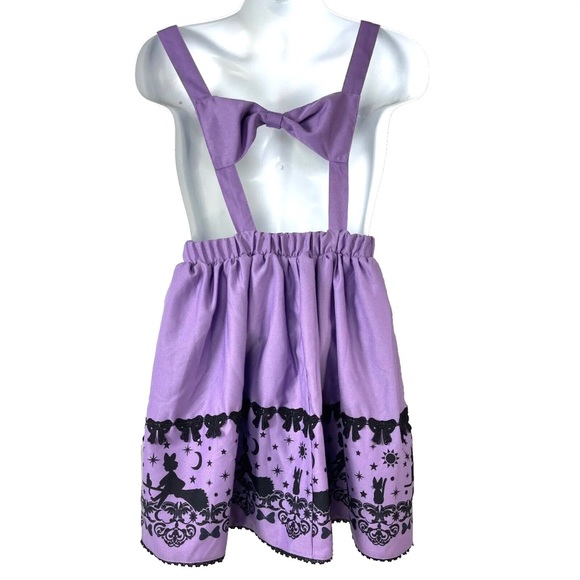 Her Universe Studio Ghibli Kiki's Delivery Service Purple Suspender Skirt xl - Picture 5 of 13